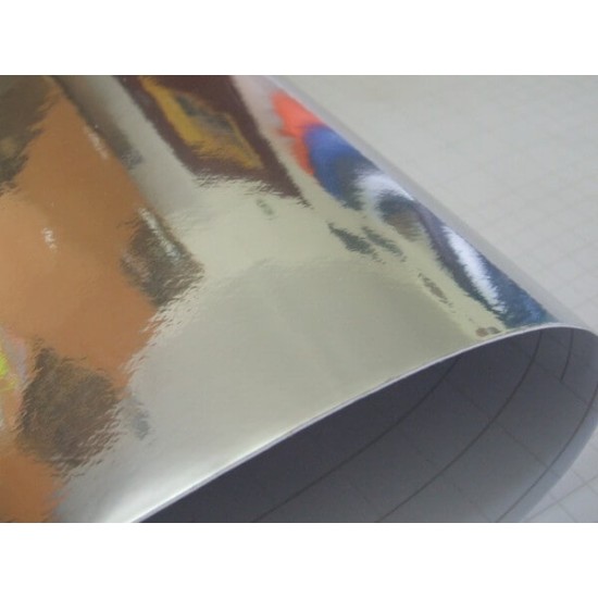 Chrómová fólia - strieborná