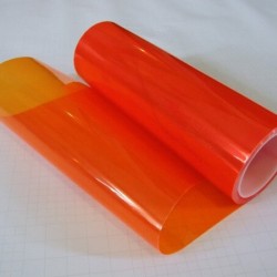 Fólia na svetlá - Oranžová (hrúbka 0,2 mm)