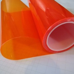 Fólia na svetlá - Oranžová (hrúbka 0,2 mm)