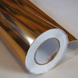 Chrómová fólia - zlatá