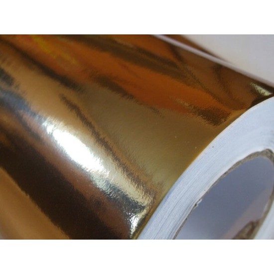 Chrómová fólia - zlatá