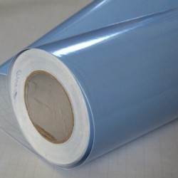 Modrá svetlá lesklá fólia