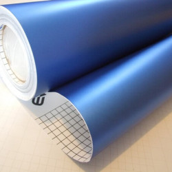 Modrá matná fólia