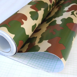 Maskáčová fólia - lesný vzor