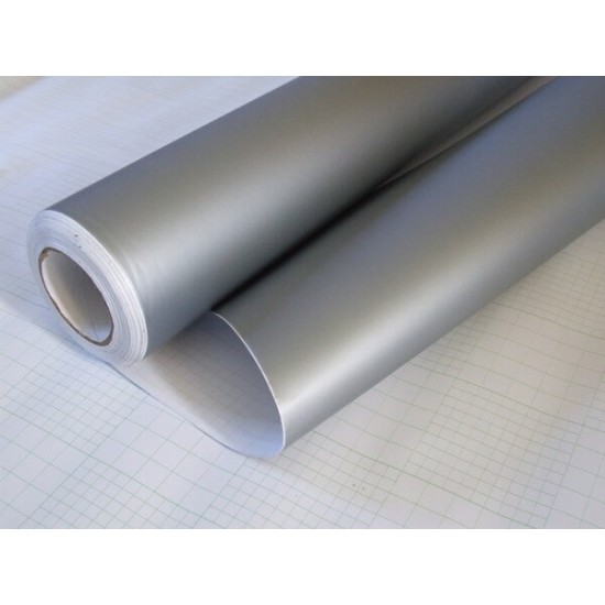 Strieborná matná fólia