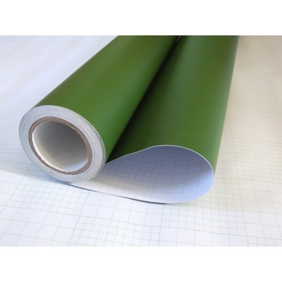Zelená armádna matná fólia