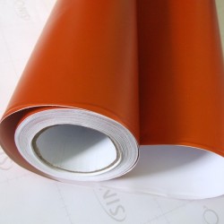 Oranžová matná metalická fólia