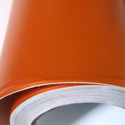 Oranžová matná metalická fólia