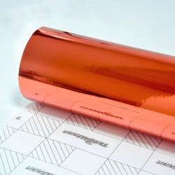 Oranžová chrómová fólia Oranžová chrómová fólia