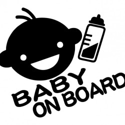 Dieťa v aute - fľaška