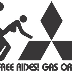 Mitsubishi - No free rides Mitsubishi - No free rides
