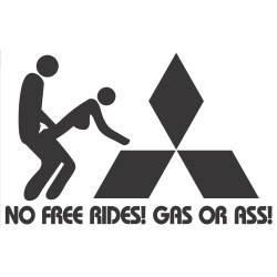 Mitsubishi - No free rides Mitsubishi - No free rides