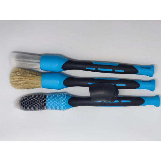 Detailingové štetce modré- set 3ks