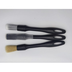 Detailingové štetce - set 3ks v krabličke