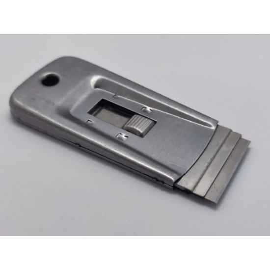 Škrabka so žiletkou - celokovová