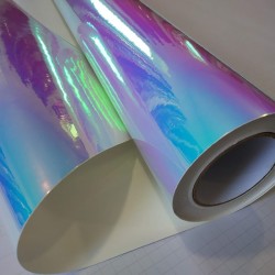 Dúhová chrómová fólia - modrá Dúhová chrómová fólia - modrá