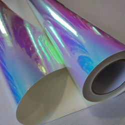 Dúhová chrómová fólia - modrá Dúhová chrómová fólia - modrá