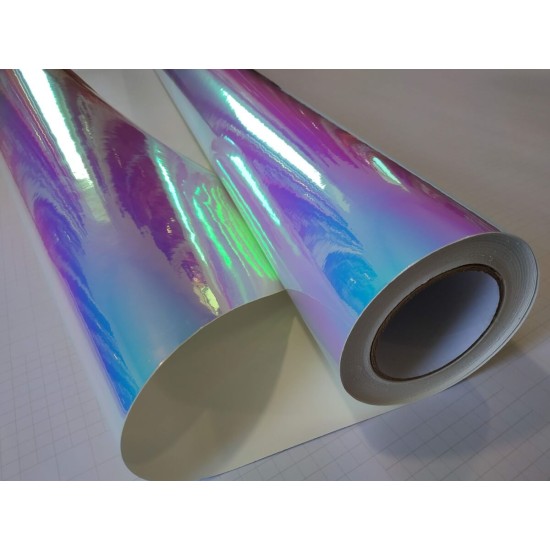 Dúhová chrómová fólia - modrá Dúhová chrómová fólia - modrá