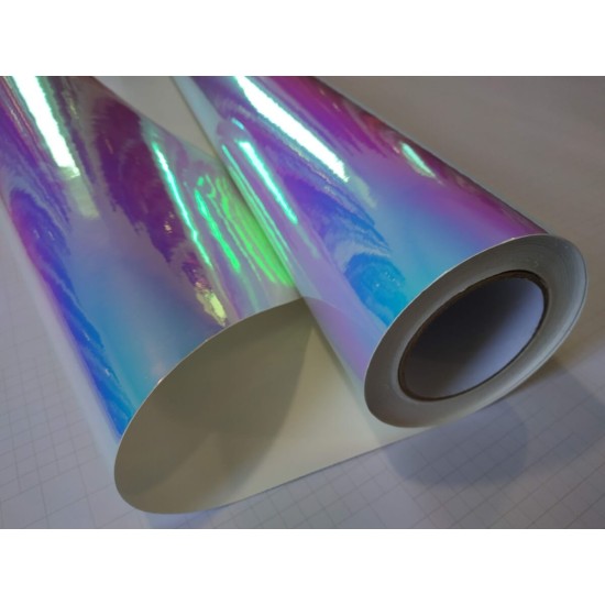 Dúhová chrómová fólia - modrá Dúhová chrómová fólia - modrá