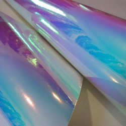 Dúhová chrómová fólia - modrá Dúhová chrómová fólia - modrá