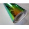Dúhová chrómová fólia - zelená
