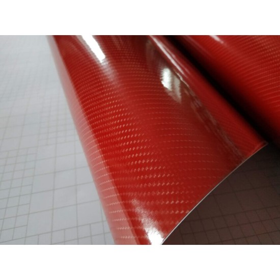 Červená 5D karbónová fólia (vzor 1) Červená 5D karbónová fólia (vzor 1)