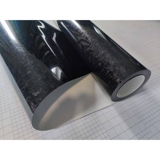 Čierna 2D karbónová fólia Ceramic - ultra lesklá