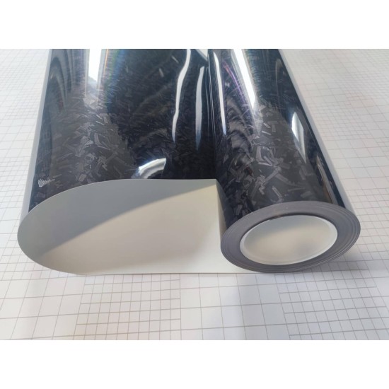 Čierna 2D karbónová fólia Ceramic - ultra lesklá