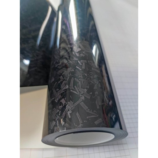 Čierna 2D karbónová fólia Ceramic - ultra lesklá