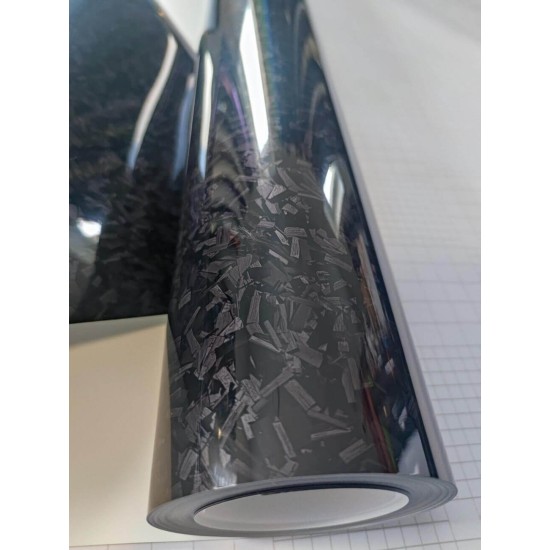 Čierna 2D karbónová fólia Ceramic - ultra lesklá