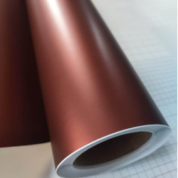 Gaštanovo hnedá matná metalická fólia Gaštanovo hnedá matná metalická fólia