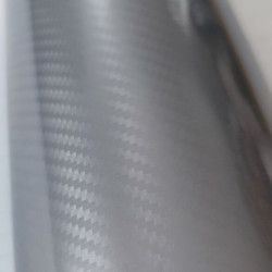 Strieborná 5D karbónová fólia (vzor 2)