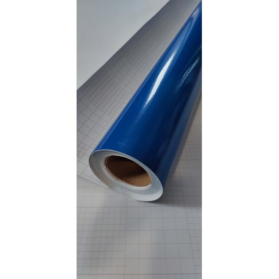 Tmavá modrá lesklá fólia Tmavá modrá lesklá fólia