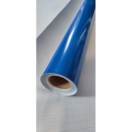 Tmavá modrá lesklá fólia Tmavá modrá lesklá fólia