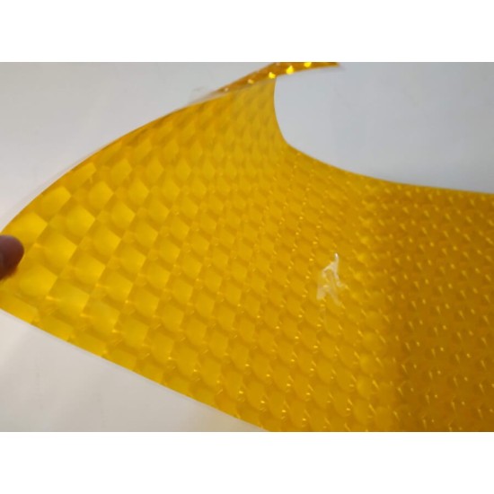 Fólia na svetlá - mačacie oko žltá