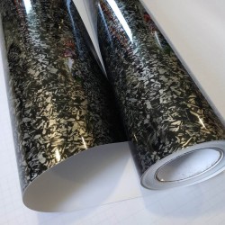 Forged karbónová fólia - strieborná Forged karbónová fólia - strieborná