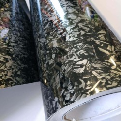 Forged karbónová fólia - strieborná Forged karbónová fólia - strieborná