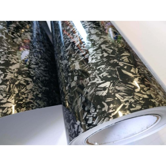 Forged karbónová fólia - strieborná Forged karbónová fólia - strieborná