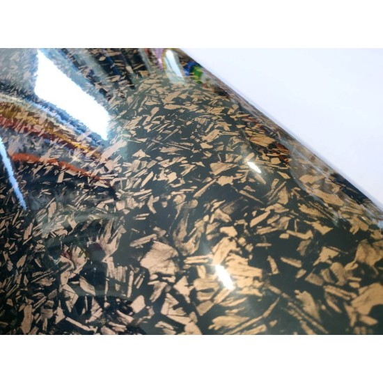 Forged karbónová fólia - zlatá Forged karbónová fólia - zlatá