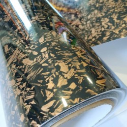 Forged karbónová fólia - zlatá Forged karbónová fólia - zlatá