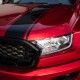 Červená lesklá Aluminium metalická  fólia - R-HD