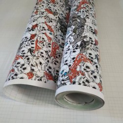 Stickerbomb fólia HD-090 - lebky Stickerbomb fólia HD-090 - lebky