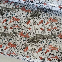 Stickerbomb fólia HD-090 - lebky