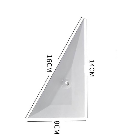 Trojuholníková stierka - šedá