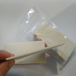 Filc k stierke vlnený biely - 10ks