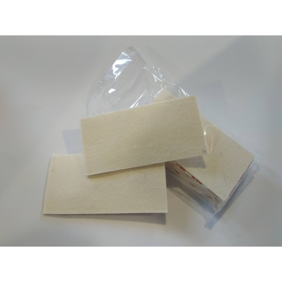 Filc k stierke vlnený biely - 10ks