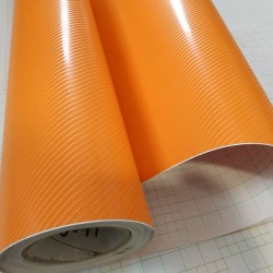 Oranžová 4D karbónová fólia Oranžová 4D karbónová fólia