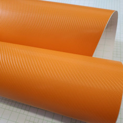 Oranžová 4D karbónová fólia Oranžová 4D karbónová fólia