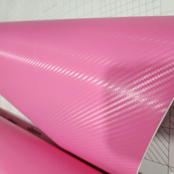 Ružová 3D karbónová fólia Ružová 3D karbónová fólia