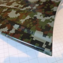 Maskáčová fólia - digitálny vzor